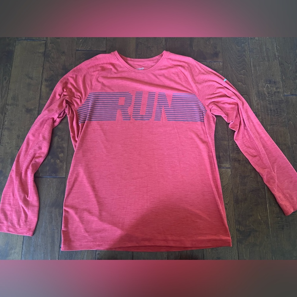 Men's Red Long Sleeve Shirt Old Navy Size XL